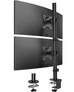 Dual Monitor Mount with Height Adjustment for Desks