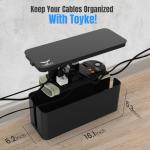 Large Cable Management Box for Desk and Home