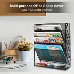 EasyPAG 5-Tier Mesh Wall File Organizer