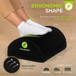 ErgoFoam Adjustable Foot Rest for Under Desk