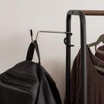 IRIS USA Freestanding Clothes Rack with Shelves