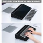 Varhomax Dry Erase Glass Whiteboard with Storage