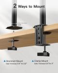 Dual Monitor Mount for 30-Inch Screens