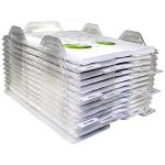 EZSTAX Stackable Letter Size File Organizers - 12 Pack
