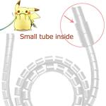 VIWIEU White Cable Management Sleeve Pack for Home Office