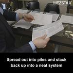 EZSTAX Stackable Letter Size File Organizers - 12 Pack