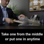 EZSTAX Stackable Letter Size File Organizers - 12 Pack