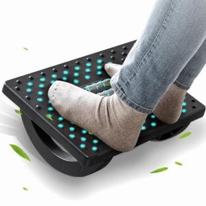 Ergonomic Under Desk Foot Rest with Massager