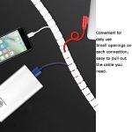 VIWIEU White Cable Management Sleeve Pack for Home Office