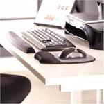 Fellowes Black Memory Foam Wrist Rest