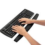 Fellowes Black Memory Foam Wrist Rest