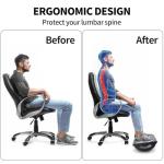 Ergonomic Under Desk Foot Rest with Massager