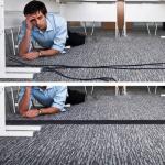 Cable Management Floor Cord Cover for Office