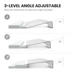 3-in-1 Adjustable Keyboard Stand with Wrist Rest