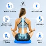 Double-Thick Gel Seat Cushion for Comfort Relief