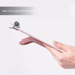 Pink Mini Glass Whiteboard – Perfect for Desk Use