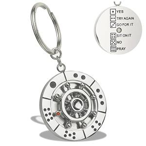 Stainless Steel Fidget Keychain - Stress Reliever