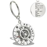Stainless Steel Fidget Keychain - Stress Reliever