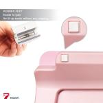 Pink Mini Glass Whiteboard – Perfect for Desk Use