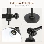CO-Z Adjustable Rustic Black Desk Lamp