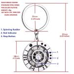 Stainless Steel Fidget Keychain - Stress Reliever