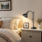 CO-Z Adjustable Rustic Black Desk Lamp