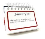 Inspirational Quotes Daily Flip Calendar for Desks