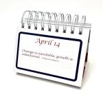 Inspirational Quotes Daily Flip Calendar for Desks