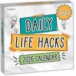 Daily Life Hacks Tear-Off Desk Calendar 2026