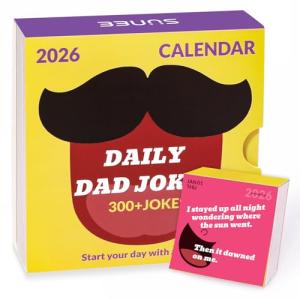 2026 Dad Joke Tear-Off Desk Calendar