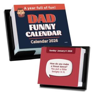 Funny 2026 Desk Calendar with Daily Jokes