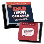 Funny 2026 Desk Calendar with Daily Jokes