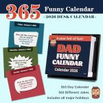 Funny 2026 Desk Calendar with Daily Jokes