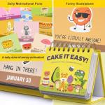 Punny Motivational Desk Calendar 2026 - Daily Fun