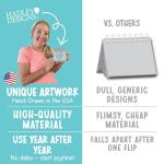 Inspirational Desk Calendar with Daily Bible Quotes