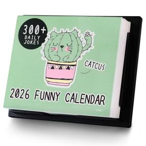 Funny 2026 Desk Calendar with Daily Jokes