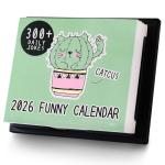 Funny 2026 Desk Calendar with Daily Jokes