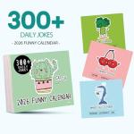 Funny 2026 Desk Calendar with Daily Jokes