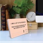 Pun Intended 2026 Desk Calendar by Willow Creek