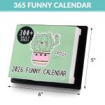 Funny 2026 Desk Calendar with Daily Jokes