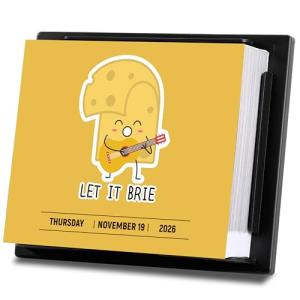 Funny 2026 Desk Calendar with Daily Puns