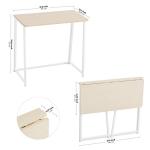 Compact Folding Desk - 31.5" Space-Saving Workstation
