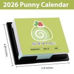 Funny 2026 Daily Desk Calendar with Puns