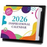 2026 Daily Motivational Desk Calendar with Quotes