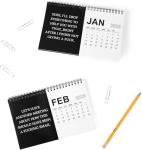 Funny Demotivational Office Desk Calendar 2026