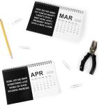 Funny Demotivational Office Desk Calendar 2026