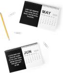 Funny Demotivational Office Desk Calendar 2026