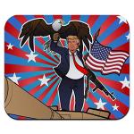 Donald Trump Eagle American Flag Low Profile Mouse Pad