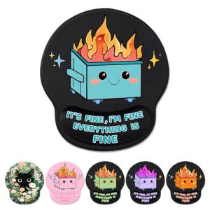 Funny Ergonomic Mouse Pad with Wrist Support