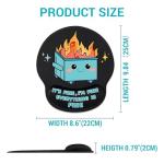 Funny Ergonomic Mouse Pad with Wrist Support